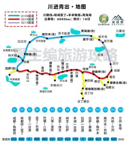 旅游在博主眼中，中国最美的五条公路旅行路线，你去过几条？